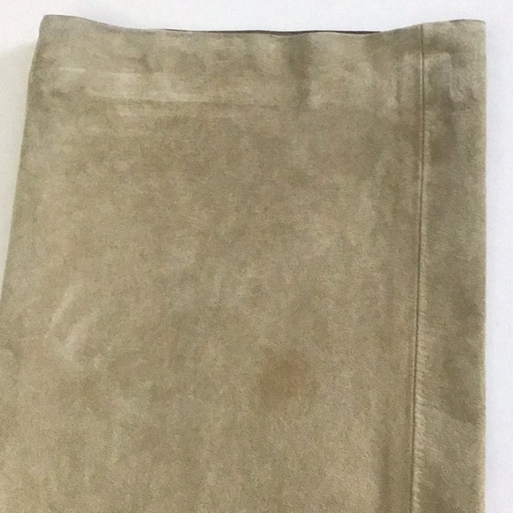 BLACKY Dress Cream suede pants size 36 - Picture 12 of 14